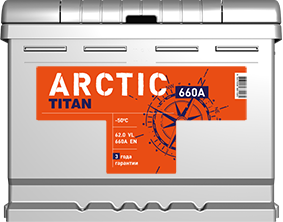 аккумулятор  TITAN ARCTIK 62