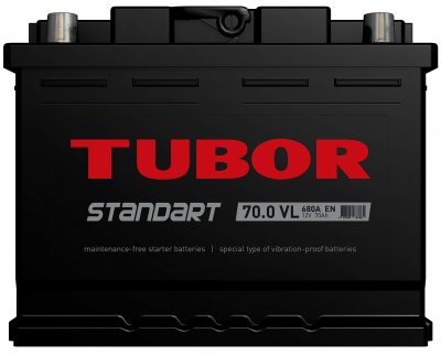 аккумулятор TUBOR Standart 70 R